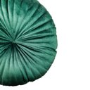 Ver imagem 3 de 2 Almofadas Redondas Rendy em Veludo Várias Cores Cor:verde Escuro