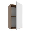 Ver imagem 5 de Armário Aéreo Madesa Stella 35 cm 1 Porta Rustic/Branco