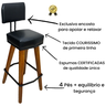 Jogo 2 Banquetas para Bancada Ilha Balcão Cozinha - 4