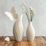 Kit 2 Vasos Decorativos Elegante Festa Luxo Mesa Sala Planta Flor - 3