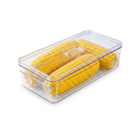 Organizador de Geladeira Clear Fresh 2,8L com Bandeja