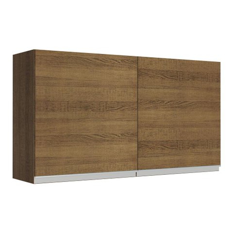 Armário de Cozinha Aéreo 120 cm 2 Portas Rustic Glamy Madesa