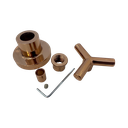 Ver imagem 2 de Acabamento Registro Pressão Rose Gold Brilho Padrão Deca 3/4