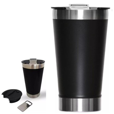 Copo Térmico Copo Térmico com Tampa e Abridor para Cerveja