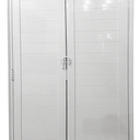 Ver imagem 5 de Porta Camarão Lambril Aluminio Branco Linha 25 - 210x80 Direita