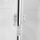 Ver imagem 6 de Porta Camarão Lambril Aluminio Branco Linha 25 - 210x80 Direita