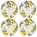 Ver imagem 1 de Kit 4 Pratos de Sobremesa Bio Limonata 21,5cm Porto Brasil Cerâmica Servir Torta
