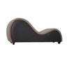 Poltrona Divã Recamier Tântrico Bege Marrom Sofá Desire - 4
