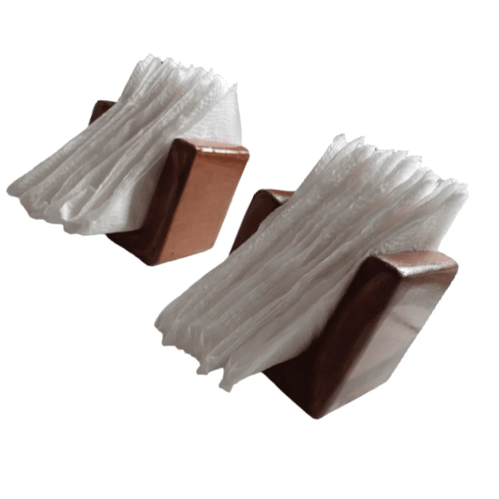 Porta Guardanapo Suporte Papel em Madeira para Mesa e Balcão