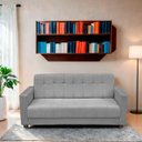 Ver imagem 2 de Sofá para Sala de Estar Moderno Confortável Veneza Suede