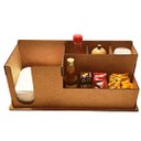 Ver imagem 1 de Porta Guardanapo e Sachê em MDF - Kit 5 Unidades
