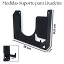 Ver imagem 5 de Suporte de Parede para Lixadeira Aço Robusto + Suporte para 12 Chaves L Painel de Ferramentas
