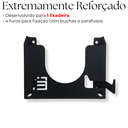 Ver imagem 7 de Suporte de Parede para Lixadeira Aço Robusto + Suporte para 12 Chaves L Painel de Ferramentas