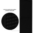Ver imagem 3 de Porta de Alumínio de Giro Laminada Ventilada 215x85cm Lucasa Ideale Abertura Direita Preto