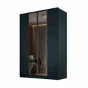 Ver imagem 2 de Roupeiro Ravi em Mdf 160,5x232,2cm 4 Portas com Reflecta Grafitto 1110