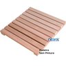Deck de Madeira Modular 45x45 Cm Réguas 4 Cm sem Pintura Neonx - 2
