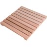 Deck de Madeira Modular 45x45 Cm Réguas 4 Cm sem Pintura Neonx - 1