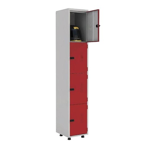 Armário Roupeiro Aço 12 Portas Academia Guarda Volume Trinco