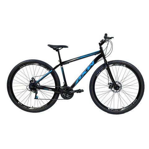 Bicicleta Axw Aço Aro 29 Freios a Disco 21v Azul