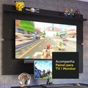 Ver imagem 5 de Mesa para Computador Gamer Madesa 9409 e Painel para TV até 65 Polegadas Preto Cor:Preto