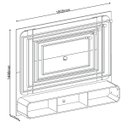 Ver imagem 4 de Painel para TV de até 75 Polegadas com LED Antares Cobre/Off White - Casa Giulia