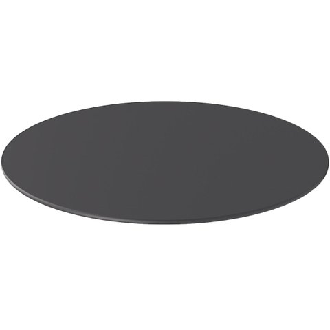 Tampo Preto Fosco Mdp Redondo 15 Mm 120cm Diâmetro