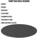 Ver imagem 3 de Tampo Preto Fosco Mdp Redondo 15 Mm 120cm Diâmetro