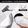 Tapete Sala Felpudo Peludo Branco Redondo 60 cm - 2