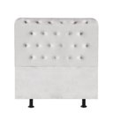 Ver imagem 1 de Cabeceira para Cama Box Solteiro 90 Cm Brenda:cinza Claro