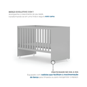 Ver imagem 4 de Berço Mini Cama 3 em 1 Americano 100% MDF Helena