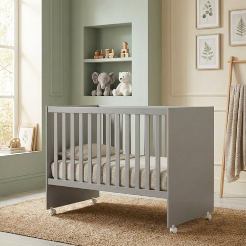 Berço Mini Cama 3 em 1 Americano 100% MDF Helena