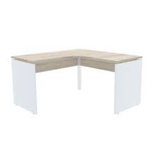 Mesa Delta Para Escritório 120 X 120 Bege/Branco