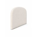 Ver imagem 5 de Cabeceira Queen 158cm Curva Estofada Bouclé Cama Box Fly:Off White