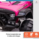Ver imagem 5 de Carro Elétrico 12v Infantil Motorizado Mini Jipe Thor Baby Style Rosa