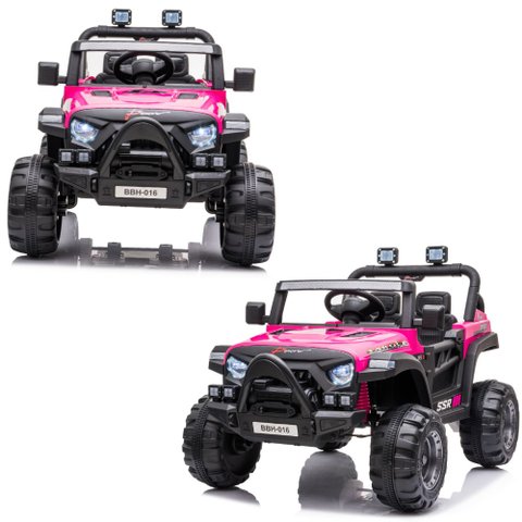 Carro Elétrico 12v Infantil Motorizado Mini Jipe Thor Baby Style Rosa