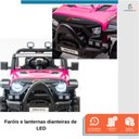 Ver imagem 6 de Carro Elétrico 12v Infantil Motorizado Mini Jipe Thor Baby Style Rosa
