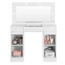 Ver imagem 2 de Penteadeira Com Espelho E Led 3 Gavetas Beauty A02 Branco
