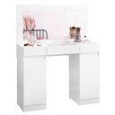 Ver imagem 1 de Penteadeira Com Espelho E Led 3 Gavetas Beauty A02 Branco