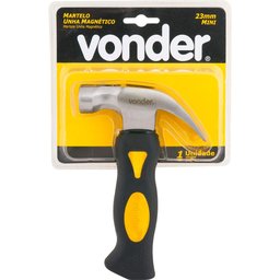 Martelo unha 23mm mini magnético aço forjado cabo fibra - 5