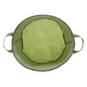 Ver imagem 4 de Cesto organizador de poliéster redondo chevron verde 33x28cm