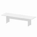 Ver imagem 1 de Mesa de Reunião 300cm X 90cm com Tampo Bipartido 100% Mdf Corporativa F5 Office Cor:branco