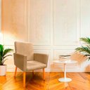 Ver imagem 2 de Poltrona Cadeira para Sala Confortável e Minimalista Nina Suede