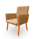 Ver imagem 5 de Poltrona Cadeira para Sala Confortável e Minimalista Nina Suede