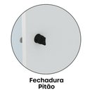 Ver mais imagens de Roupeiro Aço Linha Light 4 Portas - GR301-4 Cinza-Branco