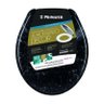 Assento Sanitario Almofadado Decor Plast Preto Marmorizado Primafer Atlas - 1