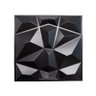Kit 25 Placas Revestimento de Parede PVC 3d Alto Relevo Diamante Preto - 2