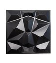 Ver imagem 2 de Kit 25 Placas Revestimento de Parede PVC 3d Alto Relevo Diamante Preto