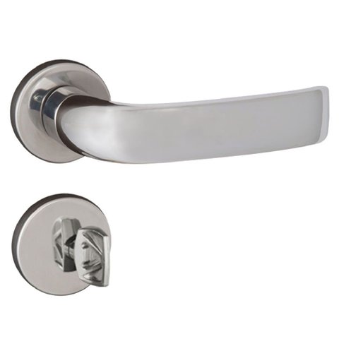 Fechadura Home para Banheiro Cromado - 66260 - Aliança Fech. Home /wc 4153 Cromado - 66260 - Aliança