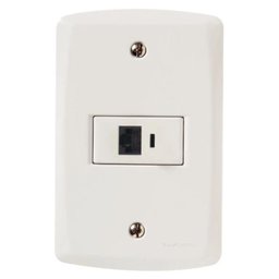 Conjunto Tomada para Telefone Rj11 57145/019 Branco Tramontina - 1