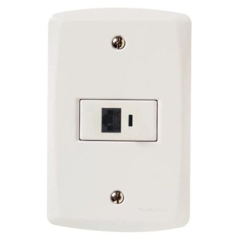Conjunto Tomada para Telefone Rj11 57145/019 Branco Tramontina